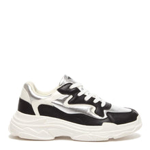 Load image into Gallery viewer, Rocket Dog Vader Black and Silver Sneaker