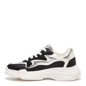 Rocket Dog Vader Black and Silver Sneaker